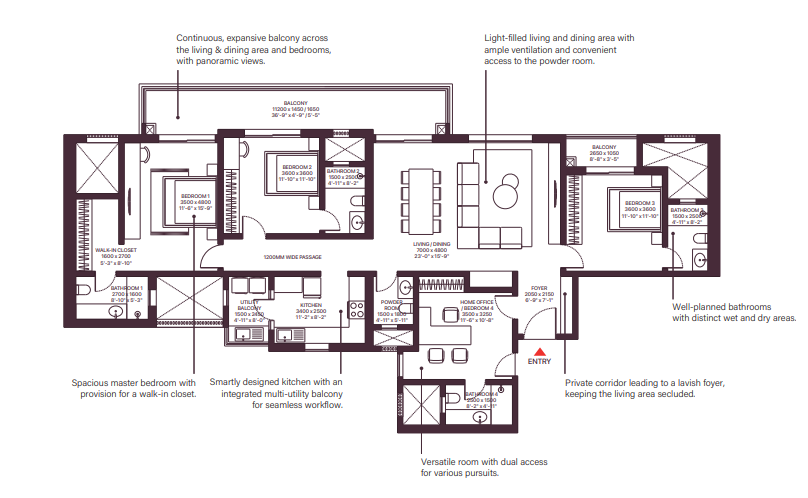 4 BHK TYPE 1