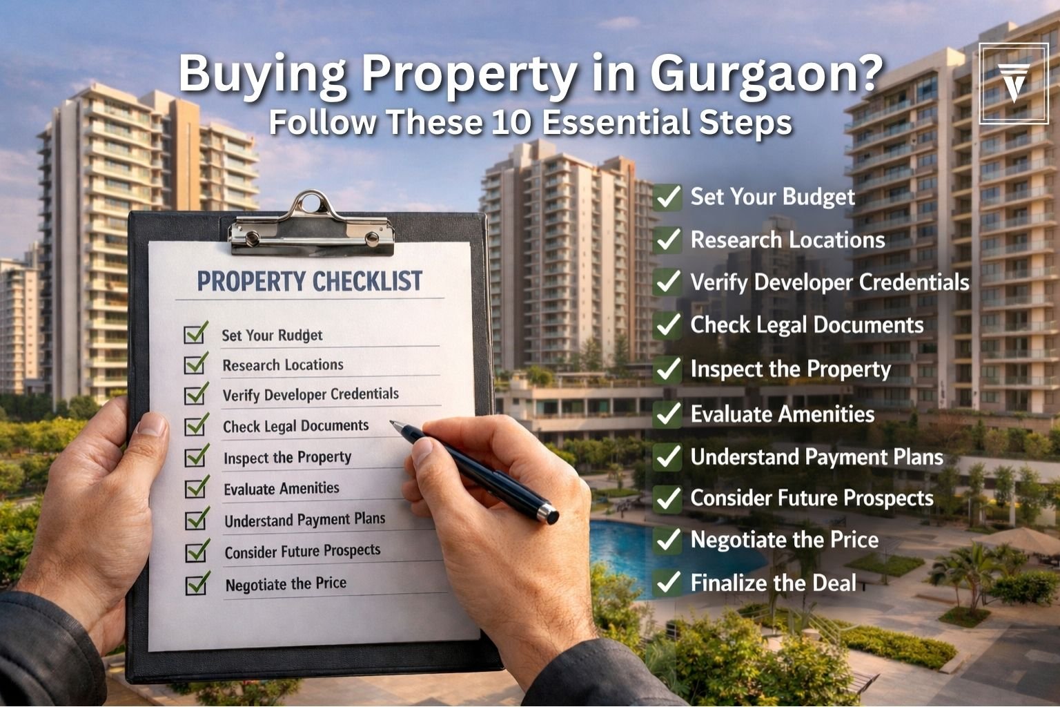 Property Checklist Gurgaon – 10 Essential Steps to Buy Property Safely