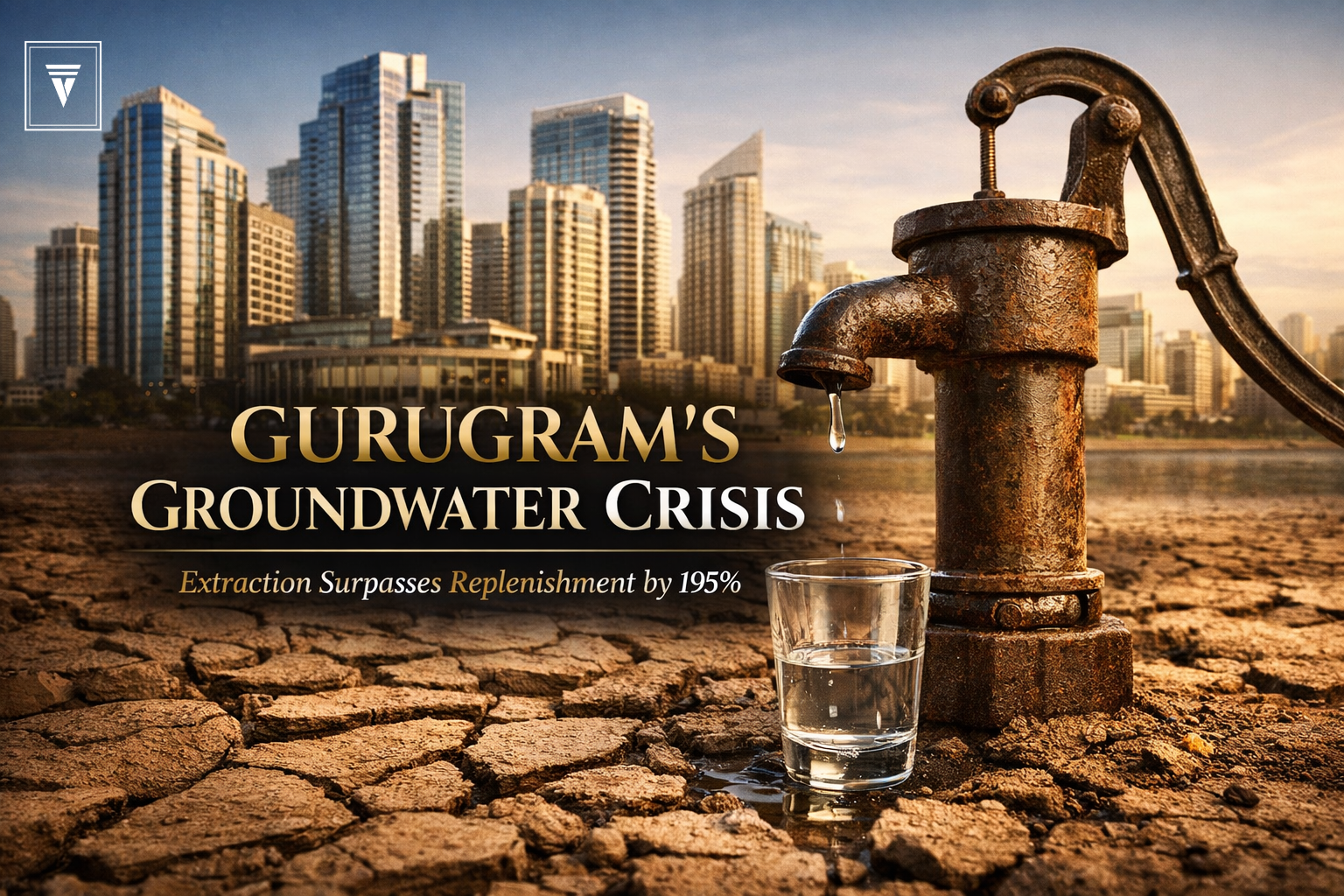 Gurugram’s Groundwater Crisis Deepens as Extraction Surpasses Replenishment by 195%